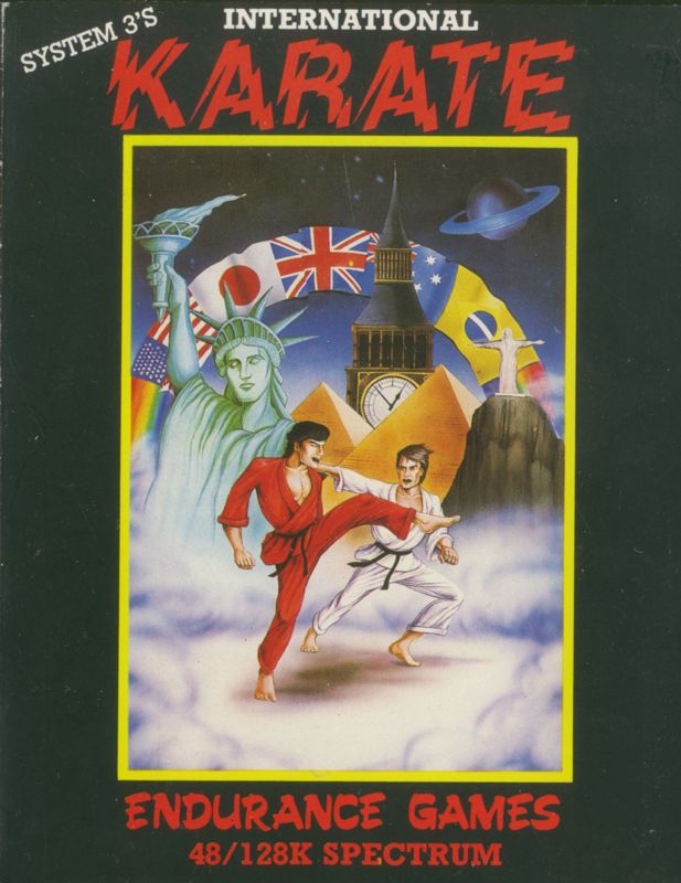 Karate Champ box art for Commodore 64